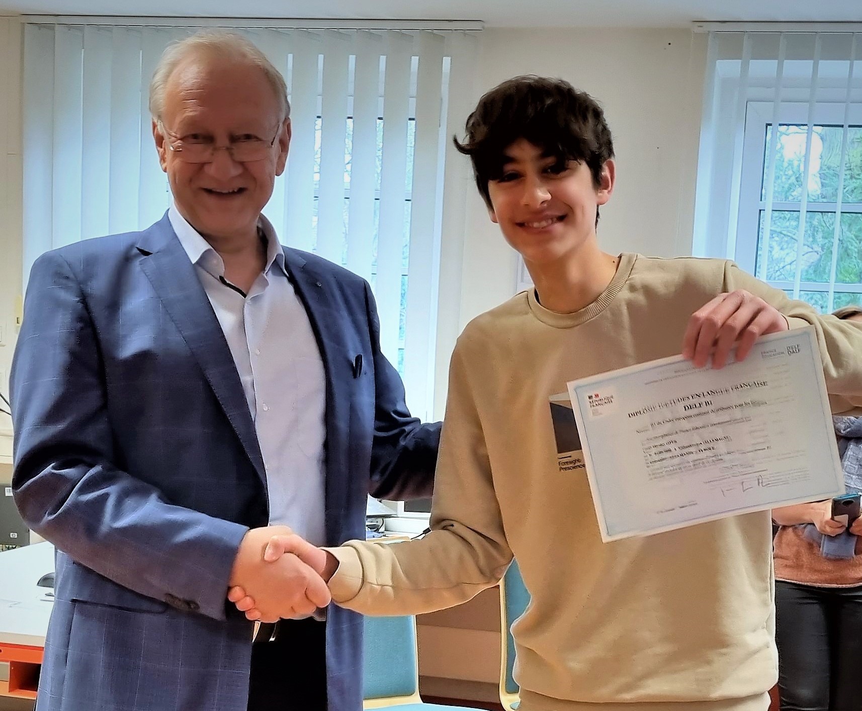 Verleihung der DELF-Diplome 2022